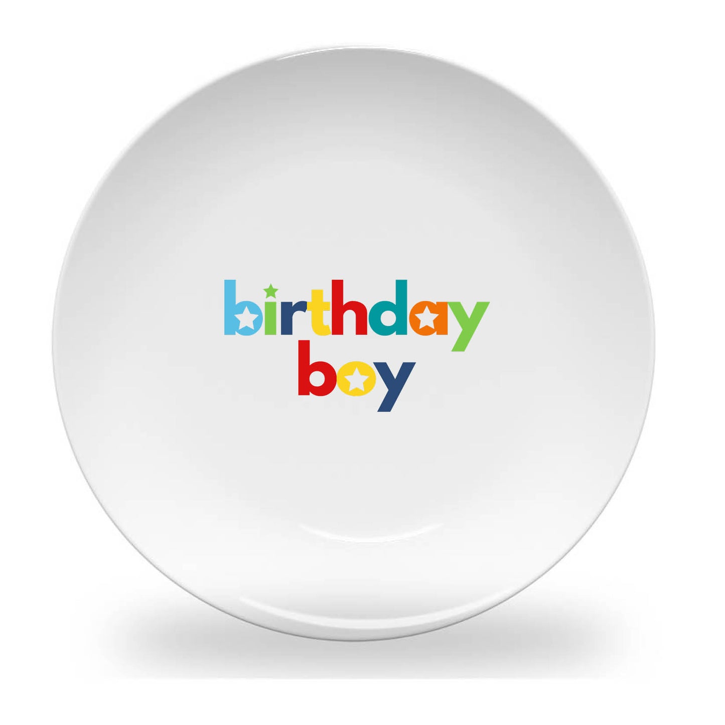 Personalized kids plate – personalised birthday boy design | myartworkplate.com – lifestyle shot