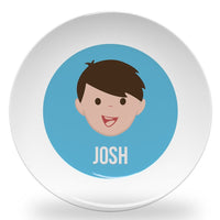 10inch personalized kids' plates. Customize with their name or let them design their own. Made from durable, drop-proof plastic with a glossy finish, these plates are both practical and fun. Microwave & dishwasher safe. Ideal for meals, birthdays, & holidays. FDA approved, BPA free. Order now!