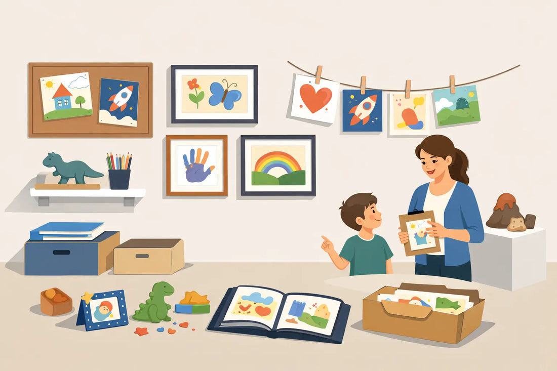 9 Ideas for What to Do With Kids Artwork