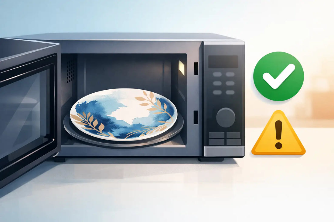 Are Custom Plates Microwave Safe? What to Check