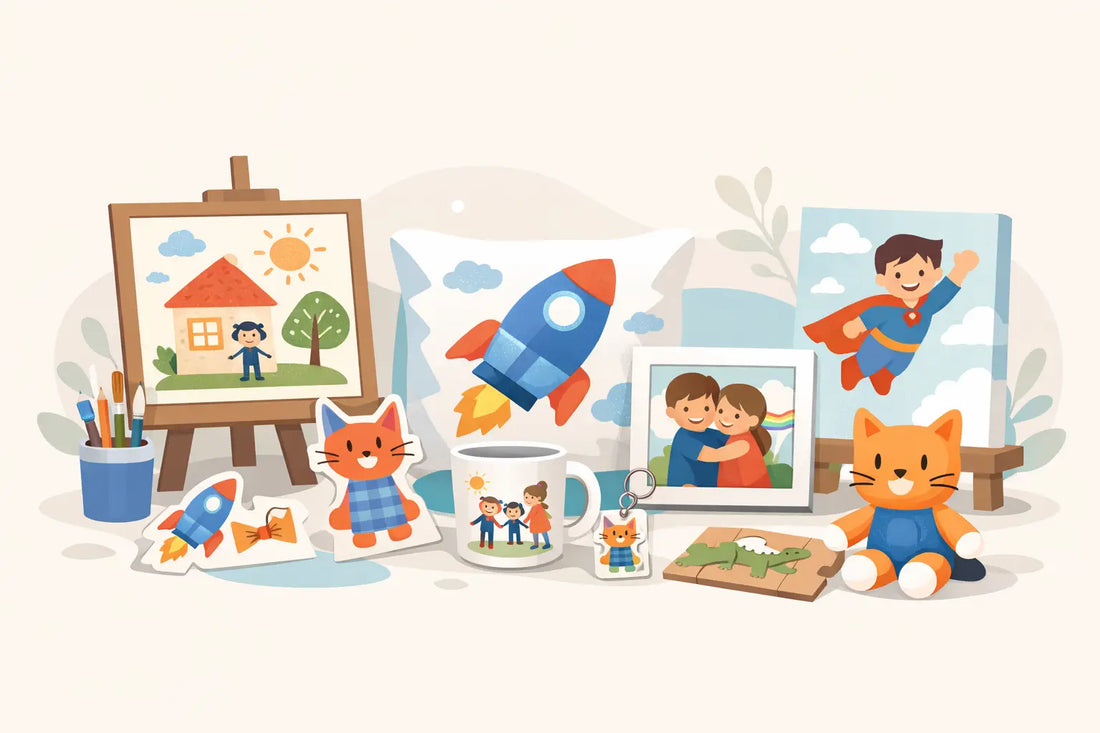 A Guide to Custom Kids Art Gifts That Last