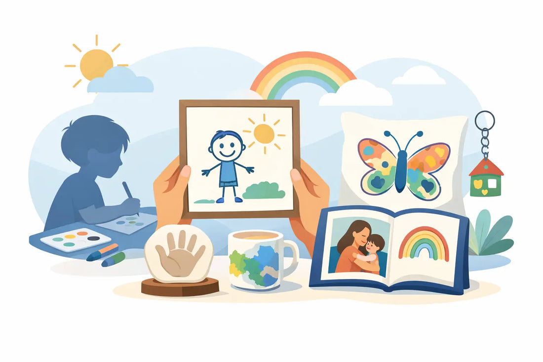 Child Artwork Keepsakes Made for Everyday Joy