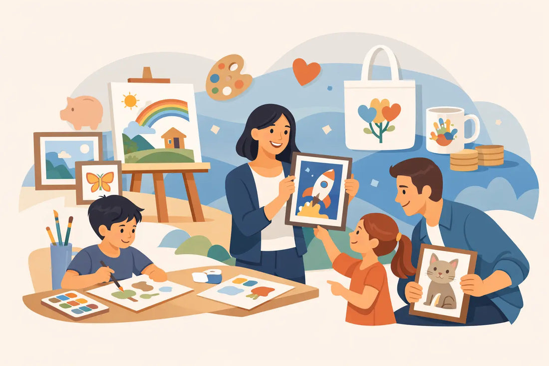Custom Artwork School Fundraiser Ideas That Families Love