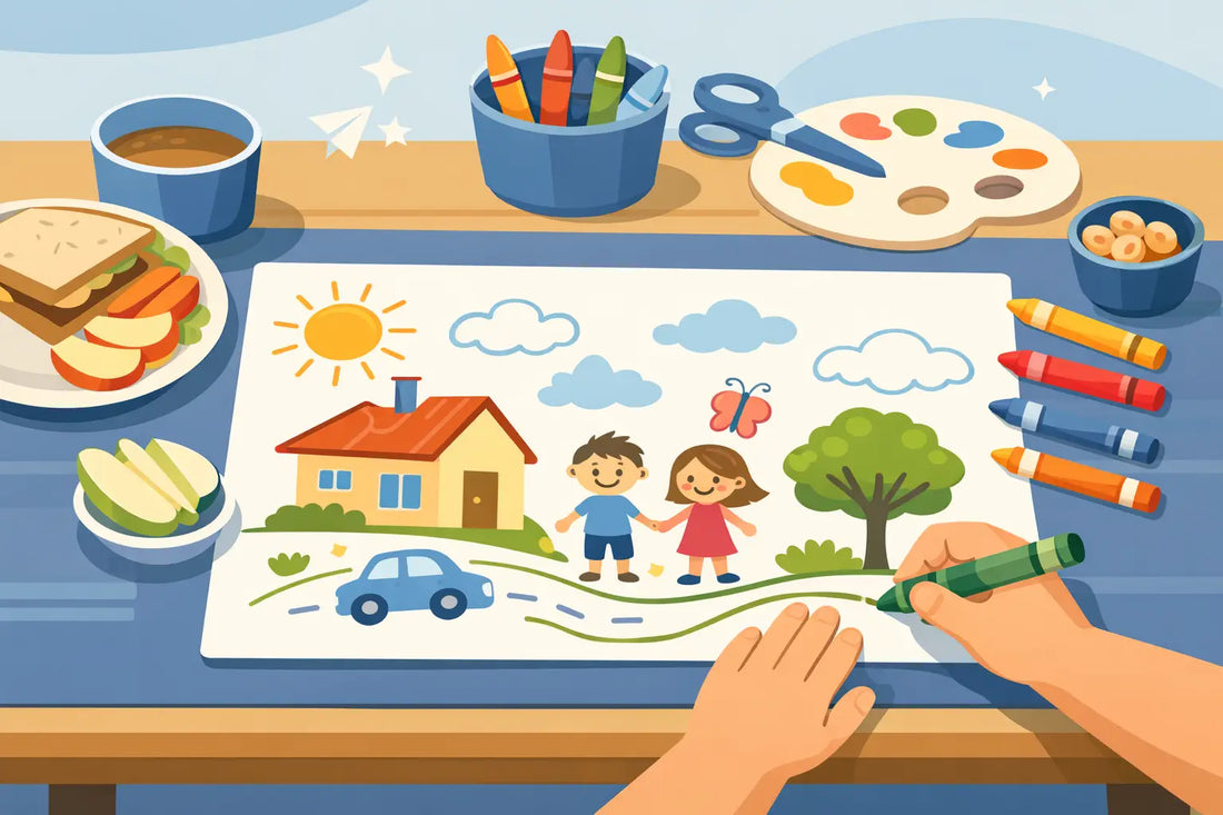 Placemat With Child Drawing Ideas That Last