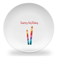 plate - my design - birthday candles