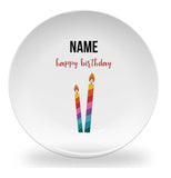 plate - my design - birthday candles