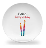 plate - my design - birthday candles