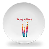 plate - my design - birthday candles