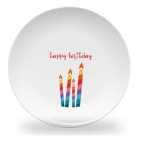 plate - my design - birthday candles