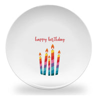 plate - my design - birthday candles