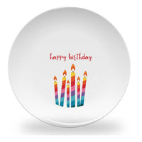 plate - my design - birthday candles