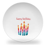 plate - my design - birthday candles