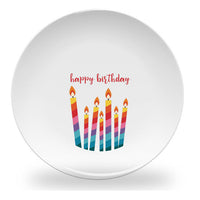 plate - my design - birthday candles