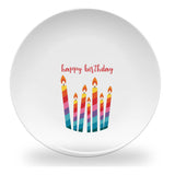 plate - my design - birthday candles