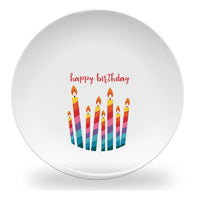 plate - my design - birthday candles