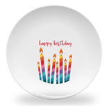 plate - my design - birthday candles