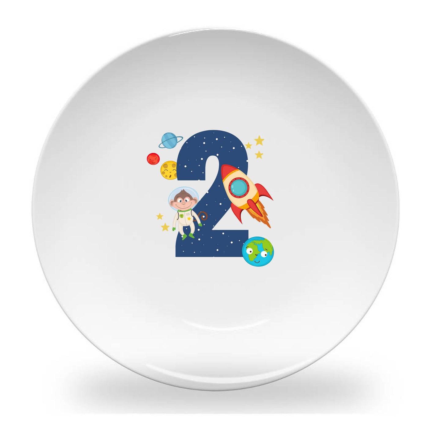 Personalized kids plate – personalised birthday numbers design | myartworkplate.com – size guide