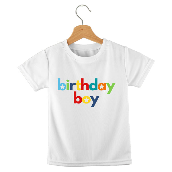 short sleeve t-shirt birthday boy