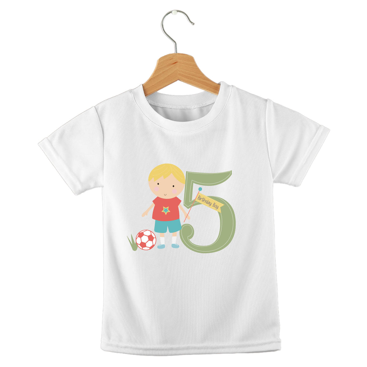 Personalized kids birthday t-shirt – birthday boy numbers design | myartworkplate.com – size guide