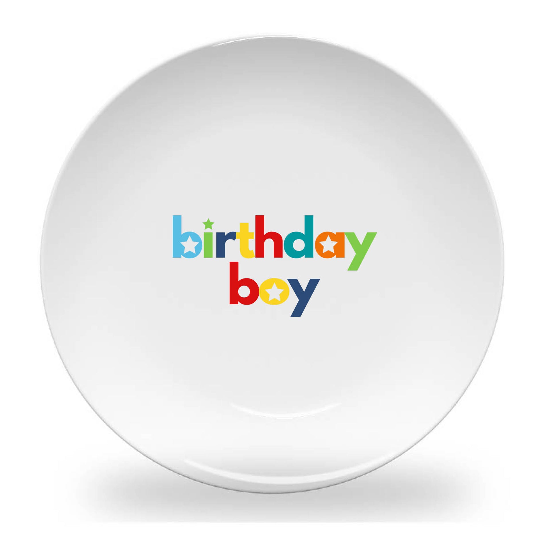 Personalized kids plate – personalised birthday boy design | myartworkplate.com – lifestyle shot