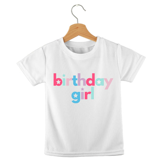 Personalized kids birthday t-shirt – birthday girl design | myartworkplate.com