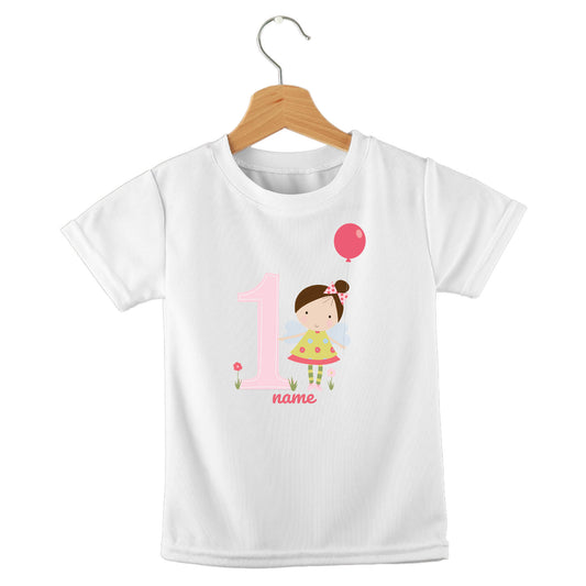 Personalized kids birthday t-shirt – birthday girl numbers design | myartworkplate.com