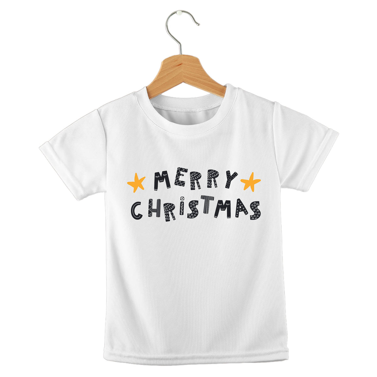 Personalized kids birthday t-shirt – Christmas quotes festive design | myartworkplate.com – back view