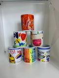 Personalized 11oz kids mug – custom kids artwork or drawing upload | myartworkplate.com – colour options