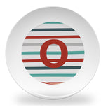 plate - my design - pinstripe alphabet