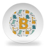 plate - my design - Dino Alphabet