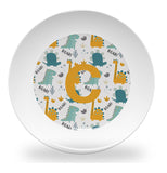 plate - my design - Dino Alphabet