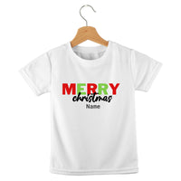 short sleeve t-shirt merry christmas