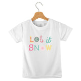 short sleeve t-shirt winter fun
