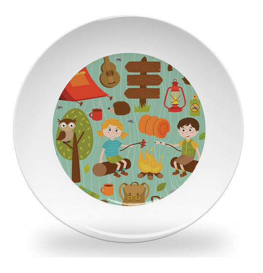 Personalized kids plate – custom photo upload design | myartworkplate.com