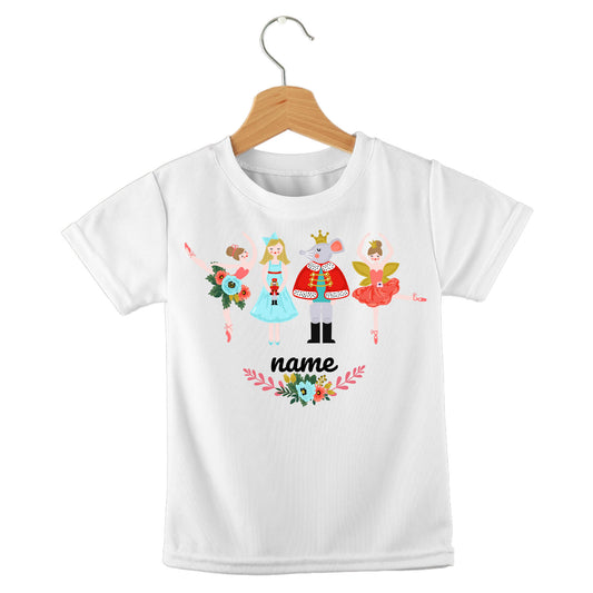 Personalized kids birthday t-shirt – Christmas nutcracker design | myartworkplate.com