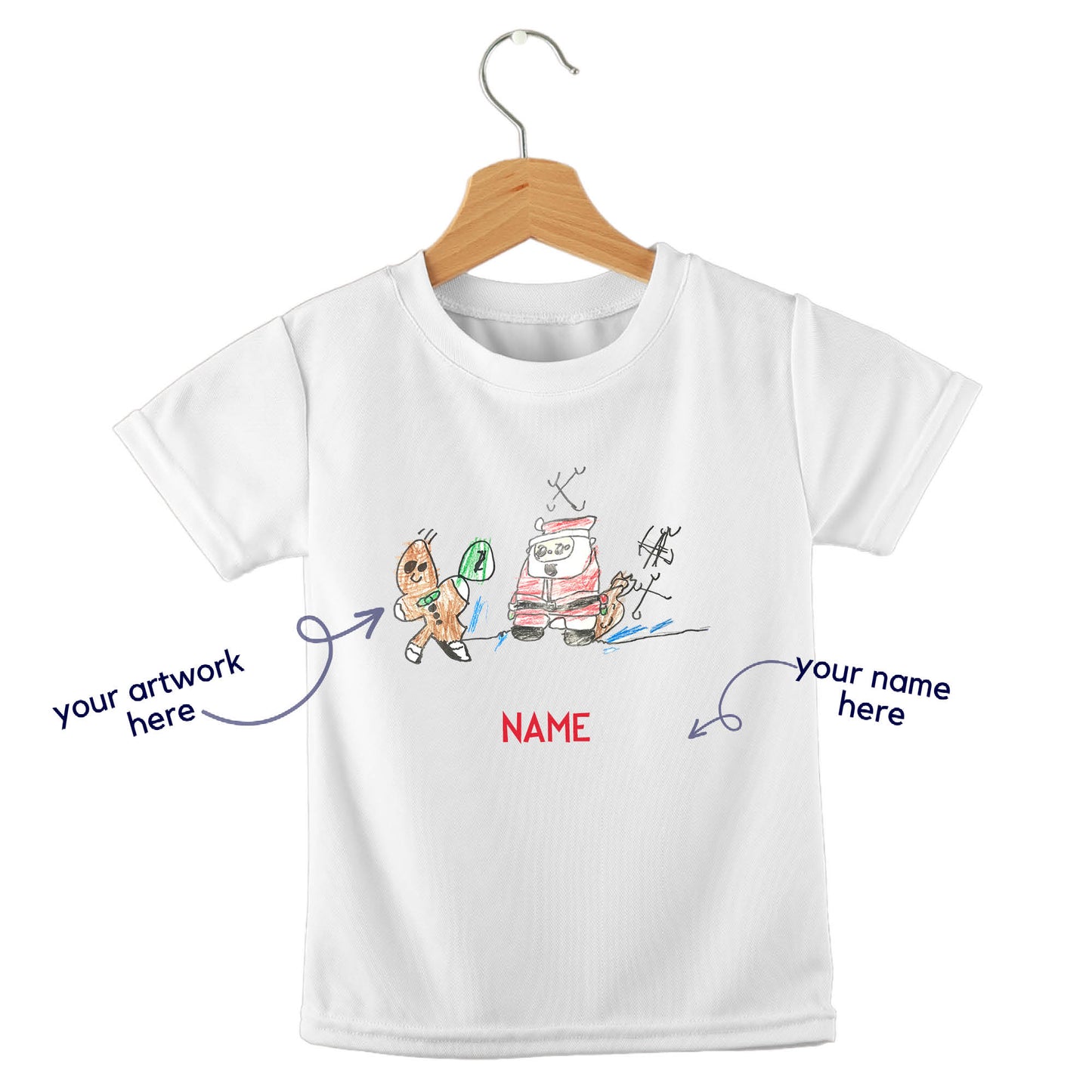 Personalized kids birthday t-shirt – custom artwork upload design | myartworkplate.com