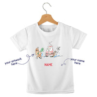 short sleeve t-shirt upload artwork