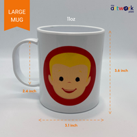 11oz mug - my face - baby
