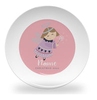 plate - my design - 2021 angel - pink