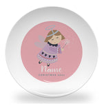 plate - my design - 2021 angel - pink