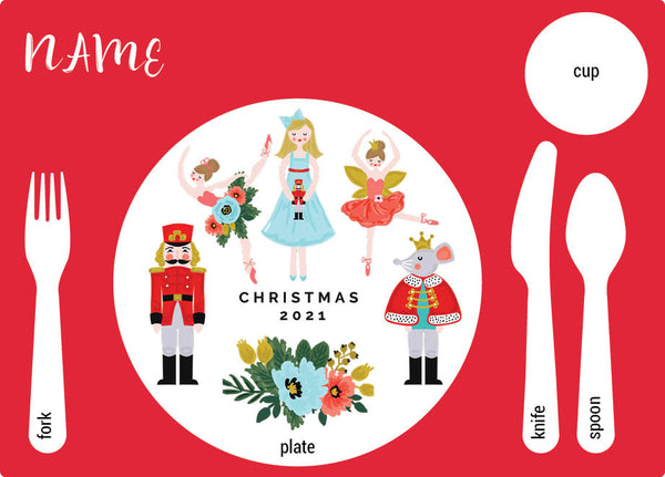 placemat - my design - nutcracker