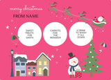 placemat & cup - my design - christmas eve - christmas village