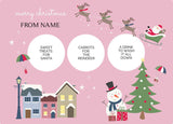 placemat & cup - my design - christmas eve - christmas village