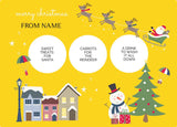 placemat & cup - my design - christmas eve - christmas village