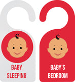 door hanger - my face - baby