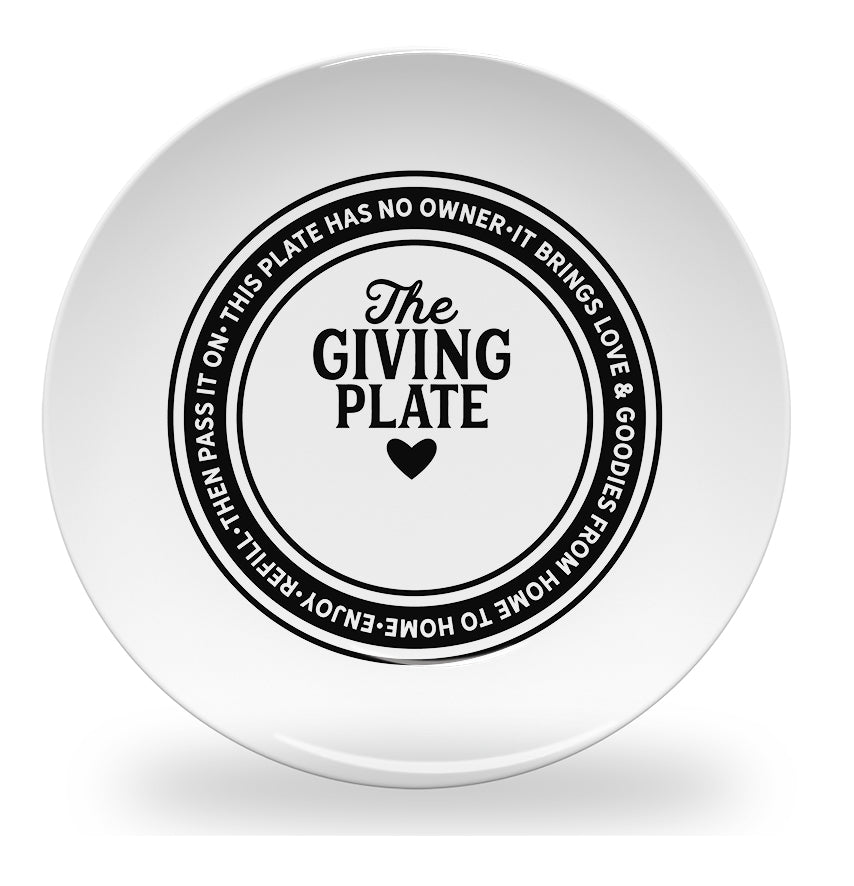 Personalized kids plate – giving plate keep giving design | myartworkplate.com