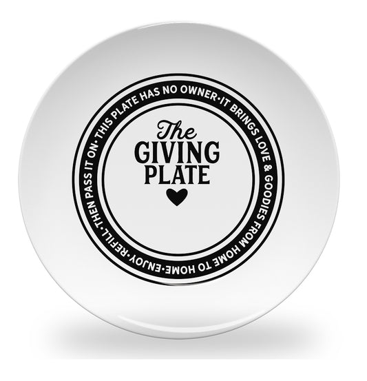 Personalized kids plate – giving plate keep giving design | myartworkplate.com