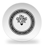 plate - my design - giving plate - keep giving