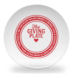 plate - my design - giving plate - keep giving