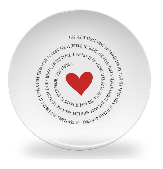 Personalized kids plate – giving plate swirl pattern design | myartworkplate.com